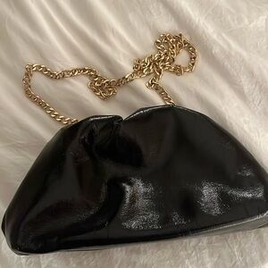 Anthropologie clutch with detachable chain strap
